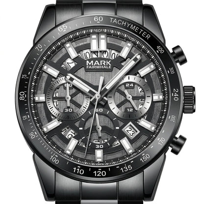 ONYXARON Royal Skeleton Automatic Watch