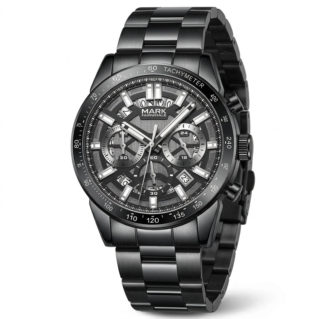 ONYXARON Royal Skeleton Automatic Watch