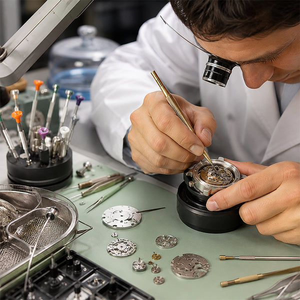 Watch craftsmanship detail
