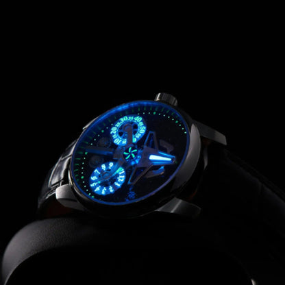 Unique Dual Sub Dial Luxury Watch With Miyota Upgraded Movement