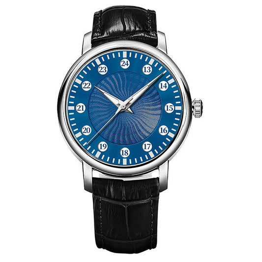 Custom Jumping Hour Watch with Rotating Ring | Mechanical Supply
