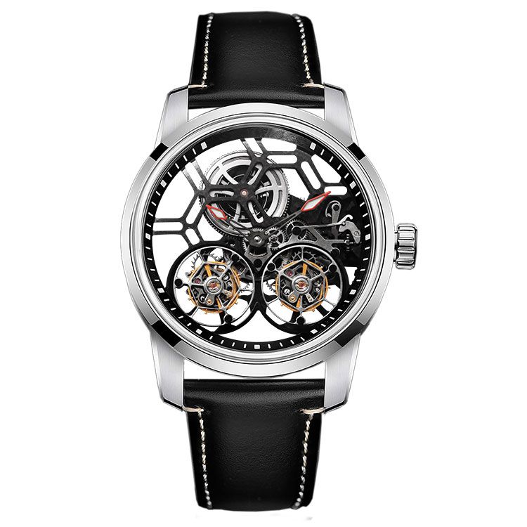Mechanical Honeycomb Doubel Tourbillon