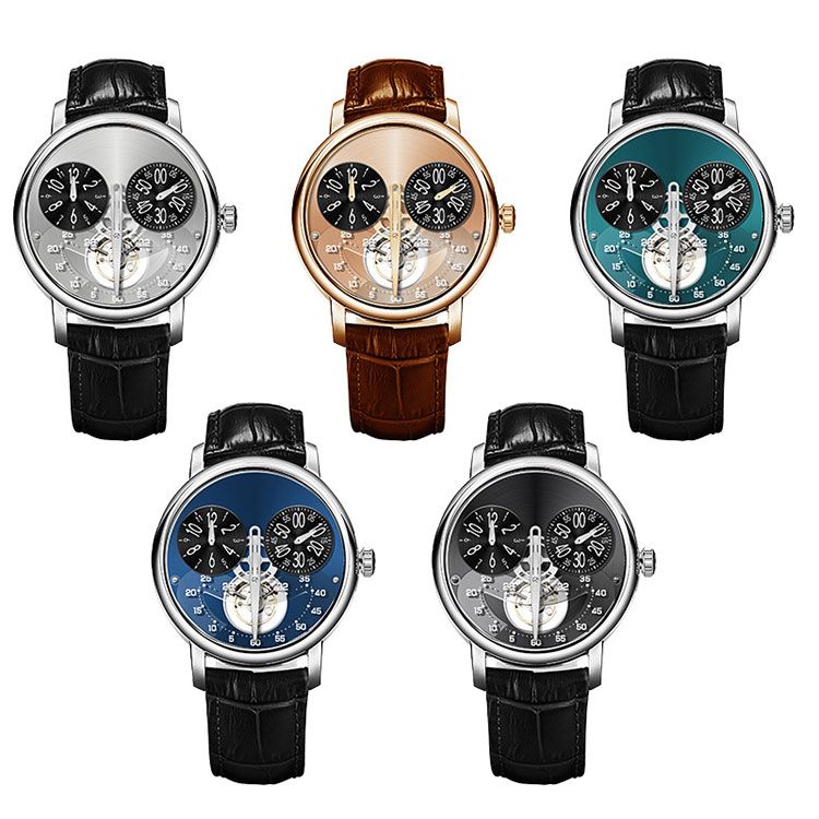 Crescent-moon Time Orbit Mechanical Watch