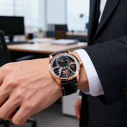 In-House Skeleton Watch Factory | Rose Gold New Classic OEM