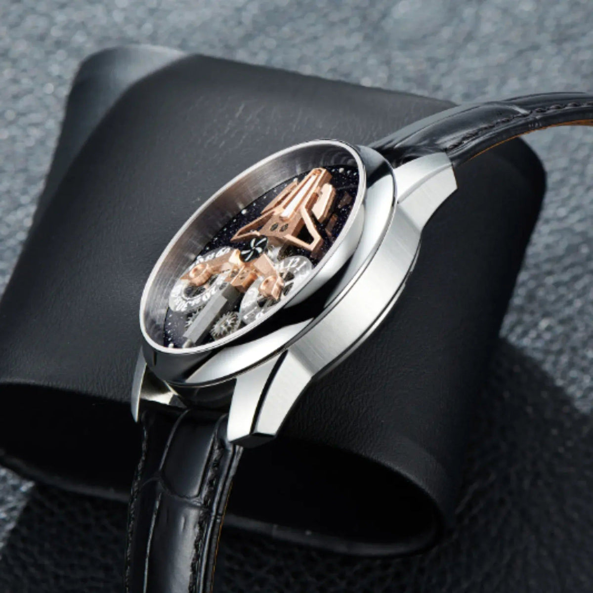 Unique Dual Sub Dial Luxury Watch With Miyota Upgraded Movement