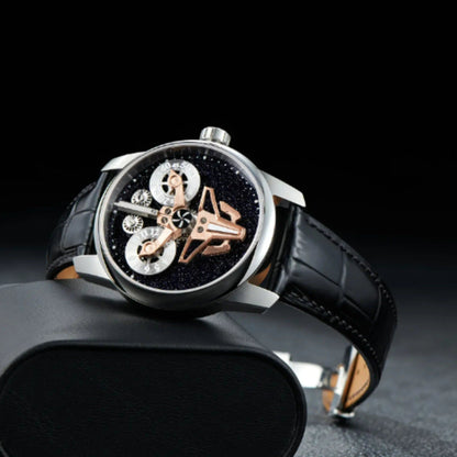 Unique Dual Sub Dial Luxury Watch With Miyota Upgraded Movement