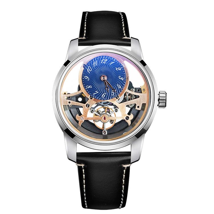 Custom Guilloche Skeleton Watches OEM Factory