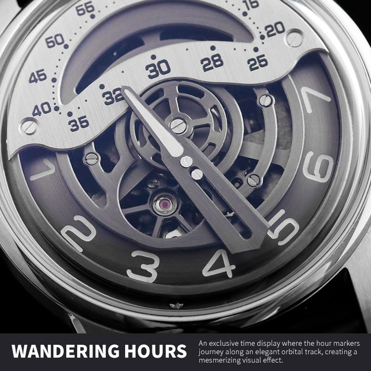 Elegant Watch With Telescopic Movement