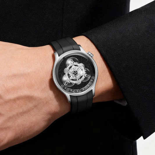 Wandering Hour Aventurine Watch | Custom OEM Watch Factory