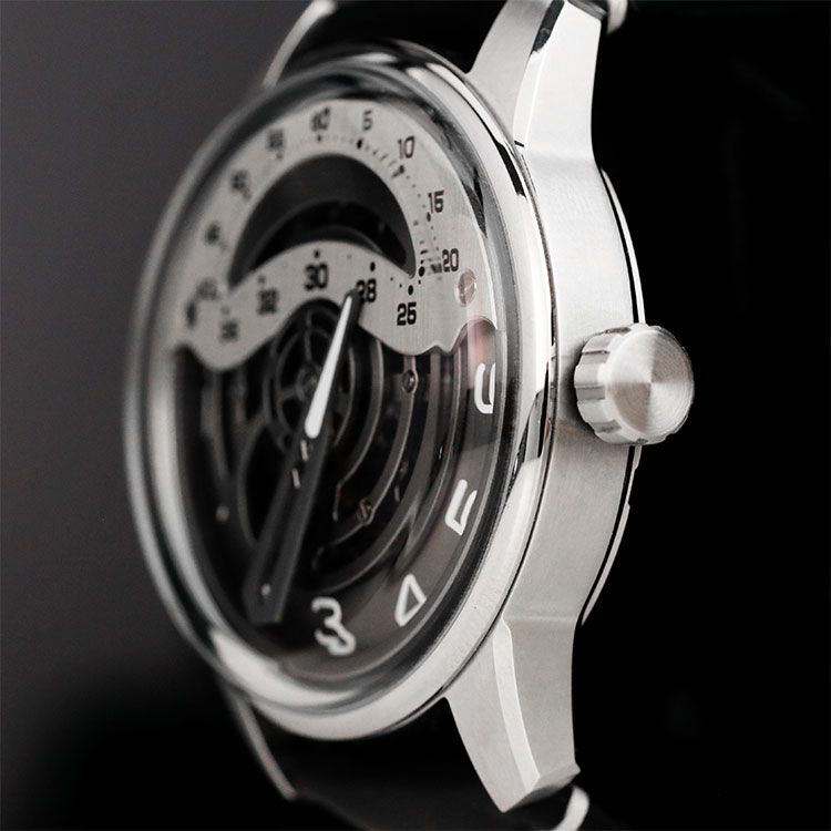 Elegant Watch With Telescopic Movement