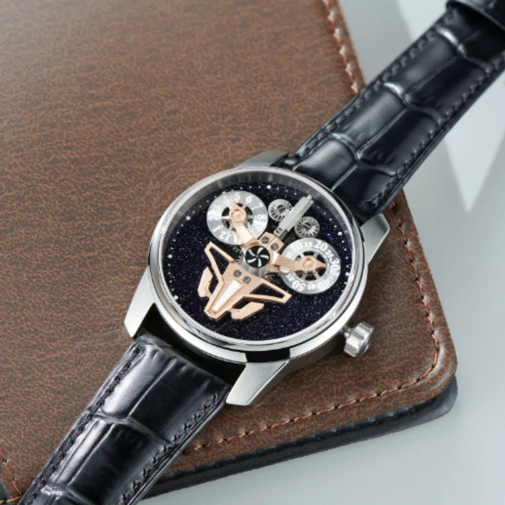 Unique Dual Sub Dial Luxury Watch With Miyota Upgraded Movement