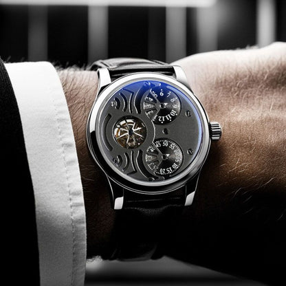 Custom Shadow Vortex Watches | Dual Dial NH35 Automatic OEM