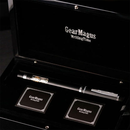 Mechanical Watch Pen with Skeleton Movement | OEM Factory
