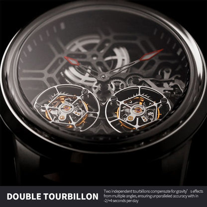 Mechanical Honeycomb Doubel Tourbillon