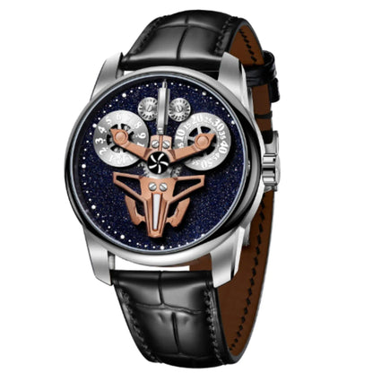 Unique Dual Sub Dial Luxury Watch With Miyota Upgraded Movement
